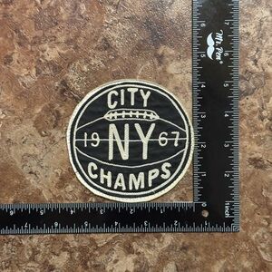 Polo Ralph Lauren Black and White NY Champs Patch